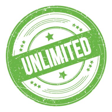 Yeşil yuvarlak grungy doku damgası üzerine Sınırsız metin.