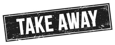 Siyah grungy dikdörtgen damga işareti üzerinde Uzaklaş metni.