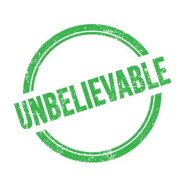 Yeşil grungy vintage yuvarlak damga üzerine yazılmış Inanılmaz metin.