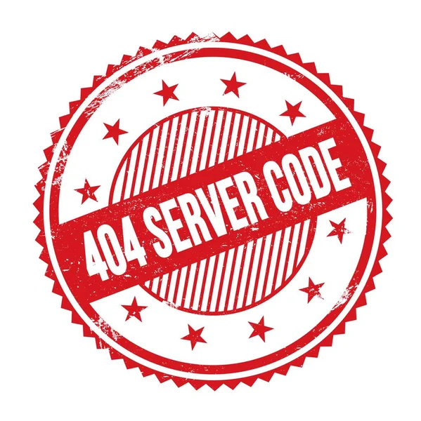 404 Server Code Text Written Red Grungy Zig Zag Borders — Stock Photo, Image