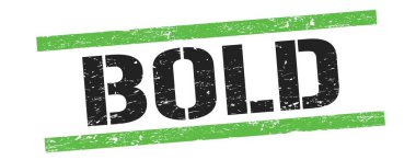 Siyah yeşil grungy çizgileri üzerindeki BOLD metni pul işareti.