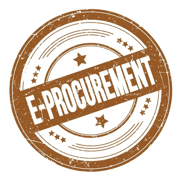 Procurement Text Brown Grungy Texture Stamp — Stock Photo, Image