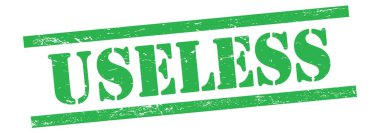 Yeşil grungy vintage kauçuk damga üzerinde yararsız metin.