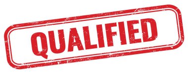 Kırmızı grungy dikdörtgen damgalı nitelikli metin.