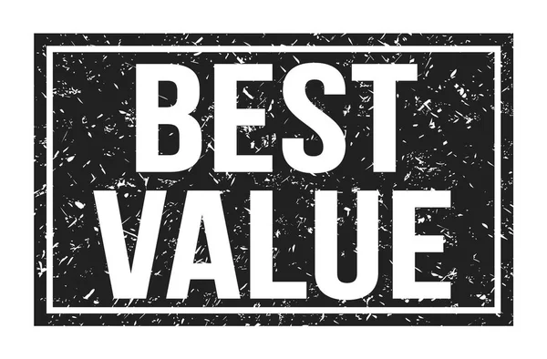 Best Value Λέξεις Γραμμένες Μαύρο Ορθογώνιο Σήμα Σφραγίδα — Φωτογραφία Αρχείου