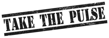 Siyah grungy dikdörtgen vintage pulu üzerindeki PULSE metnini al.