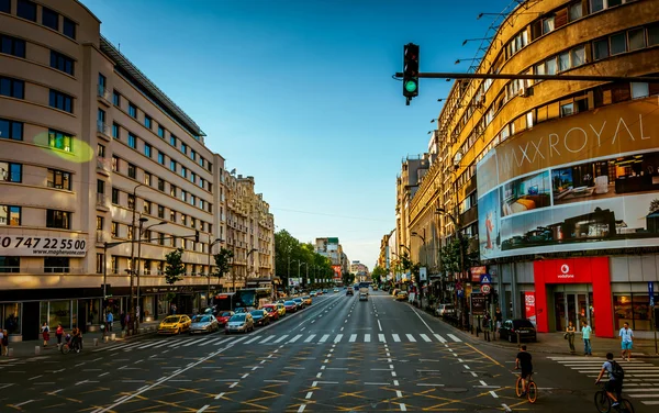 Bucharest Boulevard — Zdjęcie stockowe