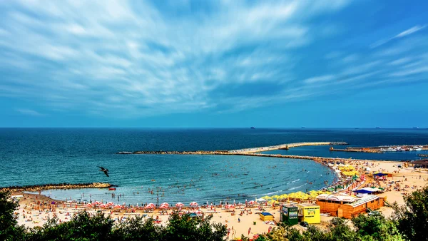 Praia moderna Constanta — Fotografia de Stock