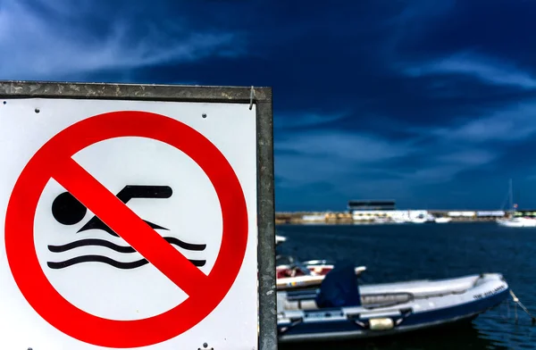No Swimming Sign Royalty Free Stock Images
