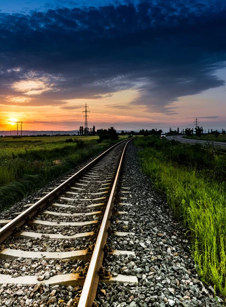 Demiryolu — Stok fotoğraf