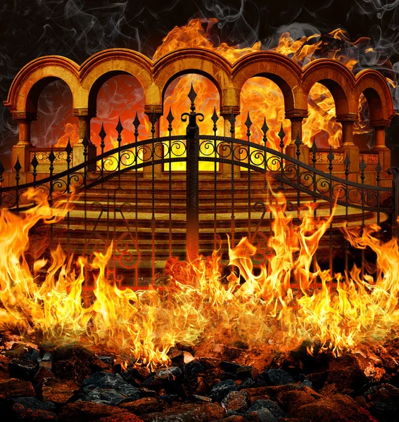 Helvetet gates — Stockfoto