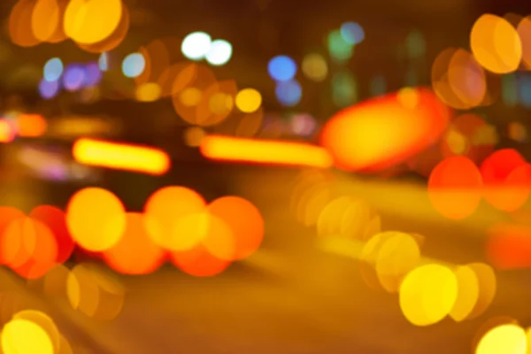 Blured 밤 교통 배경 — 스톡 사진