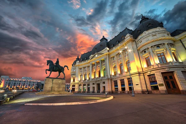 Bukurešť v noci — Stock fotografie