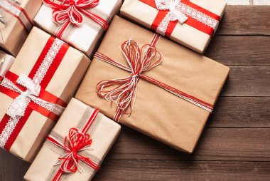 Süslü Noel hediyesi kutusu