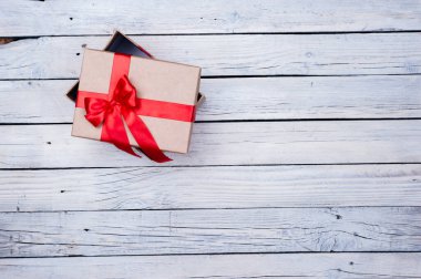 Süslü Noel hediyesi kutusu