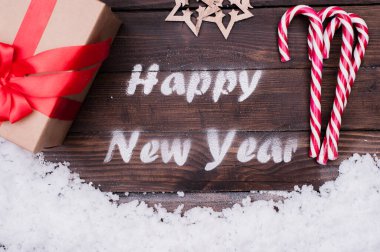 Süslü Noel hediyesi kutusu