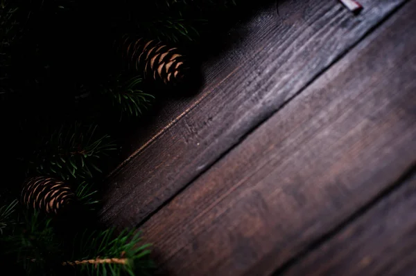 Kerstcadeaudoos Met Decoratie — Stockfoto