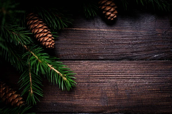 Scatola Regalo Natale Con Decorazione — Foto Stock