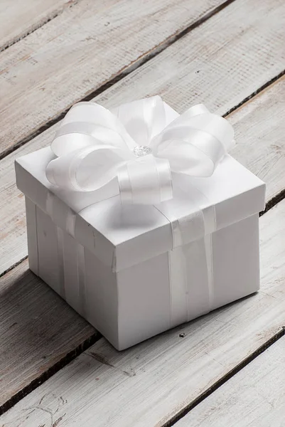 Coffret Cadeau Noël Avec Décoration — Photo