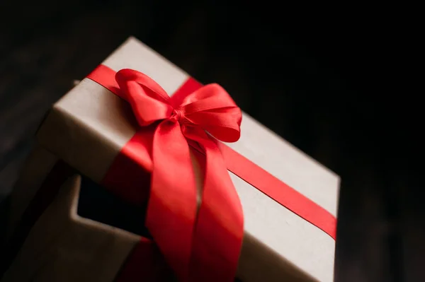 Christmas Gift Box Decoration — Stock Photo, Image