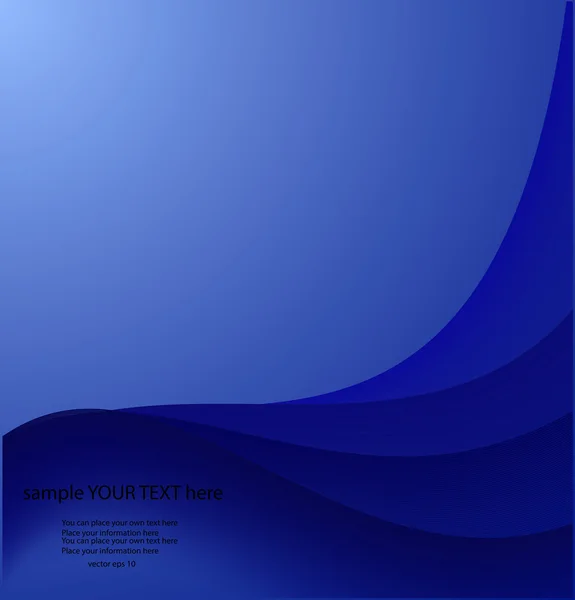 Résumé fond bleu — Image vectorielle