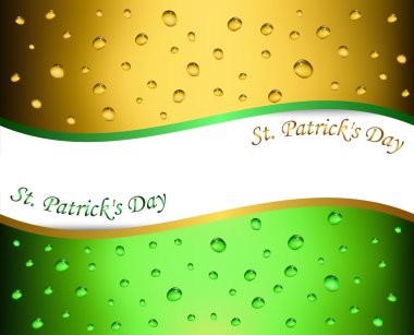 St. Patrick'ın gün için bira arka plan