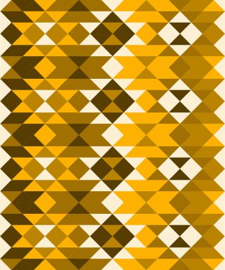 Sarı geometrik desen