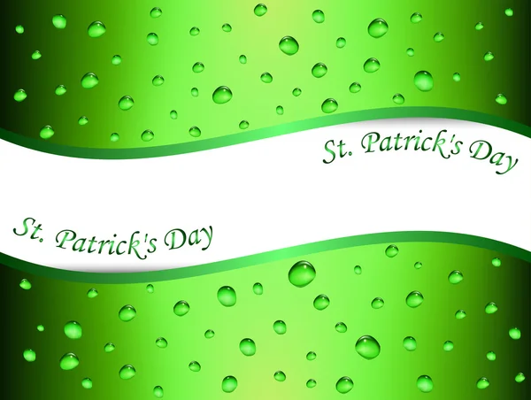 Beer background for St. Patrick's Day — Stock Vector