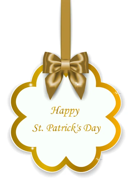 Invitación de papel para el Día de San Patricio  . — Vector de stock