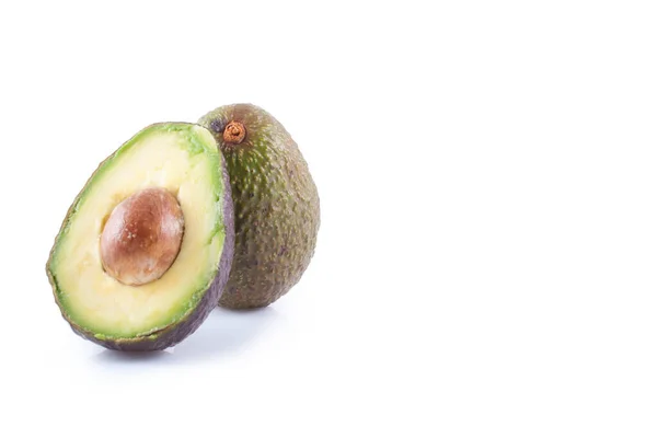 Avocado Isoliert Auf Weißem Hintergrund — Stockfoto