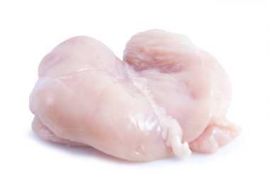 tavuk göğsü beyaz bir arka plan üzerinde izole