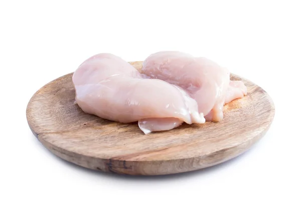 tavuk göğsü beyaz bir arka plan üzerinde izole