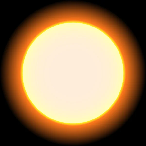 Éclipse solaire, lune — Image vectorielle