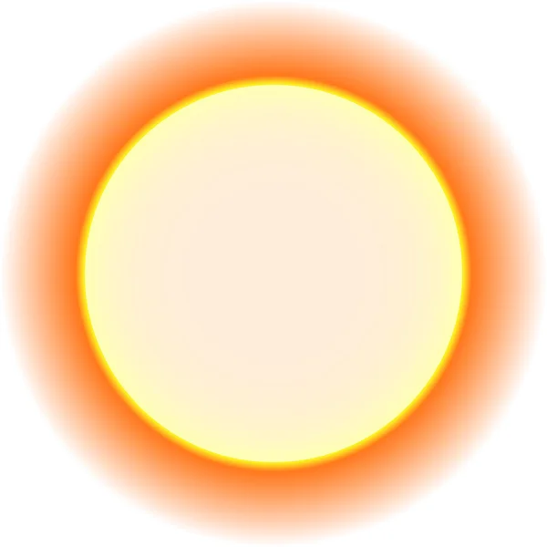 Soleil brillant ; lumière du soleil ; couronne ; astronomie ; coucher du soleil ; phases ; rayons du soleil — Image vectorielle