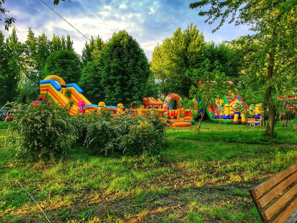 Bella Passeggiata Nel Parco Bella Giornata — Foto Stock