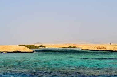 Çölün güzel manzarası Güzel bir gün