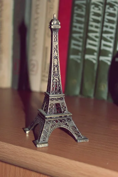 Small Decorative Metal Eiffile Tower — Stock Photo, Image