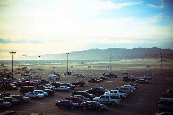 Santa Monica móló parkoló — Stock Fotó