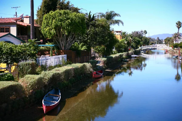 View of a venice beach canal — Stock Photo, Image