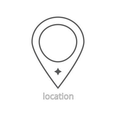 Vektör konumu simgesi