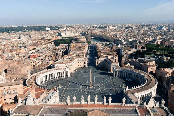 Vista Piazza San Pietro Una Cattedrale — Foto Stock