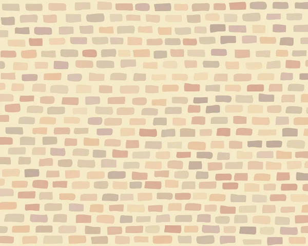 Paster Brick Wall Vector Illustration Background Stone Wall Texture Pattern — Stock Vector