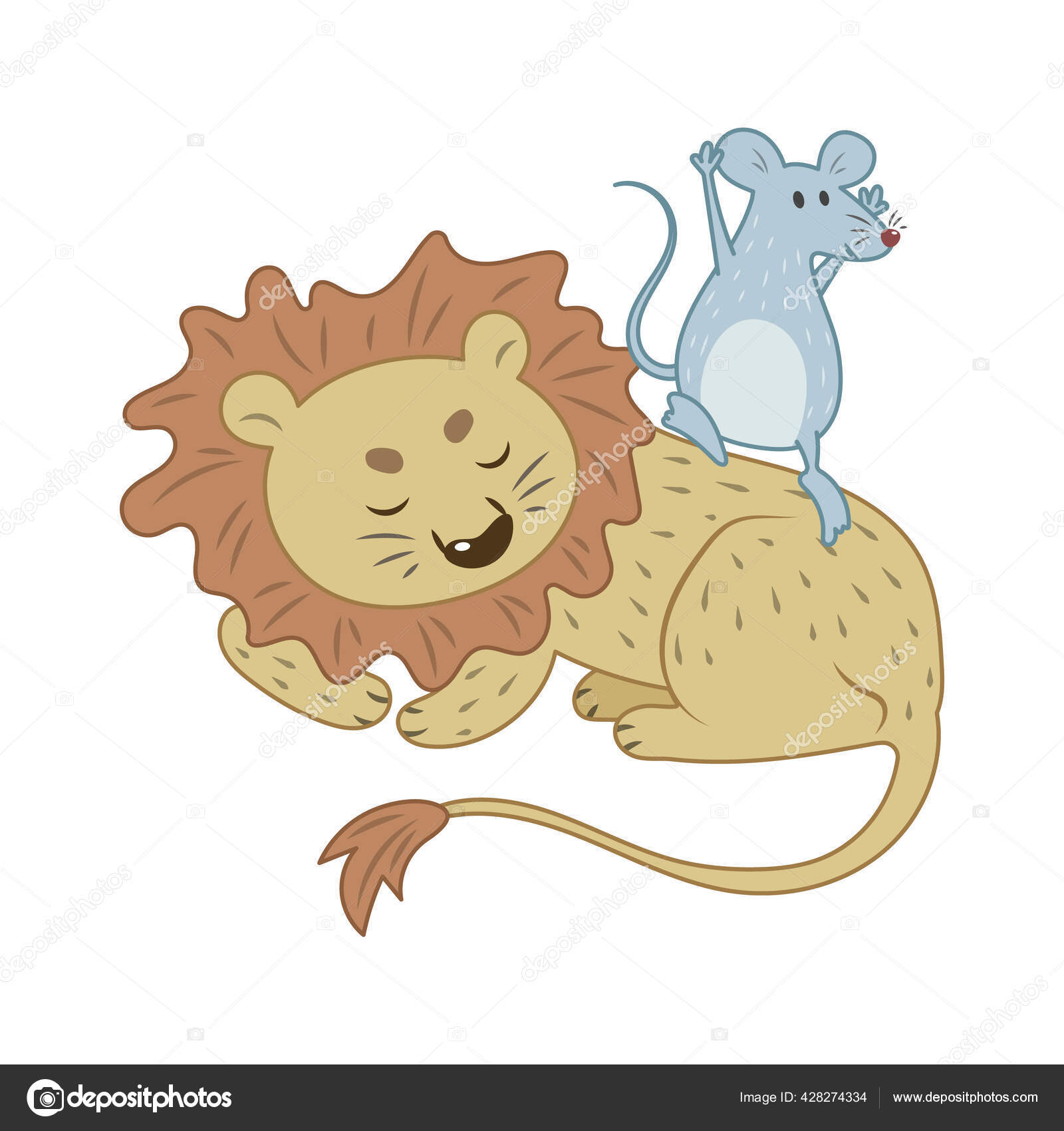 Lion Mouse Aesop's Fables Vector Illustration Mouse Playing Dancing Sleeping Stock Vector Image by ©NutkinsJ #428274334 Lion Mouse Aesop's Fables Vector Illustration Mouse Playing Dancing Sleeping Stock Vector Image by ©NutkinsJ #428274334