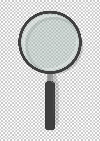 Vector Illustration Magnifying Glass Vector Transparent — Stock Vector