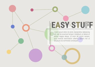 Pastel A4 Şablon arkaplanının vektör çizimi 