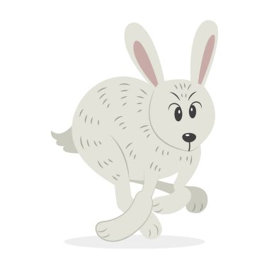 Şirin tavşan çizgi filminin vektör çizimi