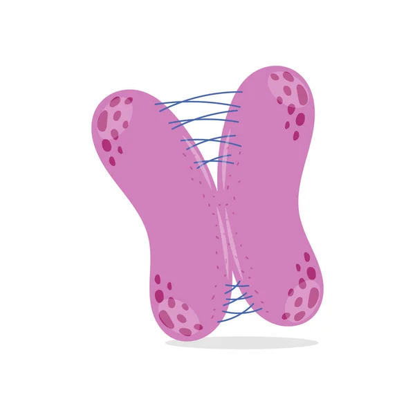 Illustration Vectorielle Micro Organismes Maladie Charbon Dessin Animé — Image vectorielle