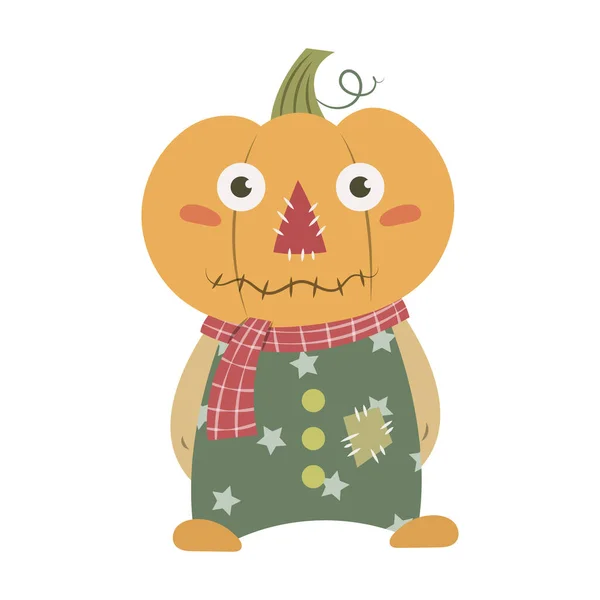 Halloween Jack Lantern Boy — 스톡 벡터