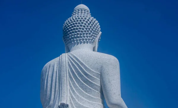 Grande Statua Buddha Trova Sulla Collina Nella Provincia Phuket Thailandia — Foto Stock