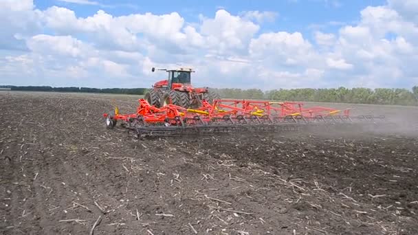 Equipment for handling of the soil. — Stock Video